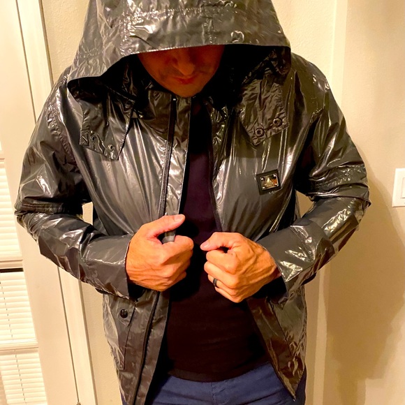 Los Lideres Marc Ecko Cut & Sew  Rain Jacket sz L - Picture 2 of 13